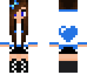 cute girl blue