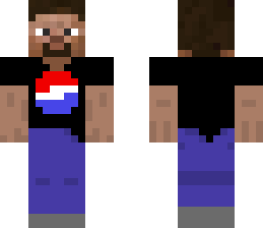 black steve with pepsi
