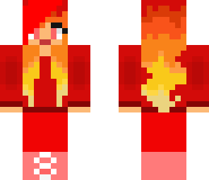 cute fire girl