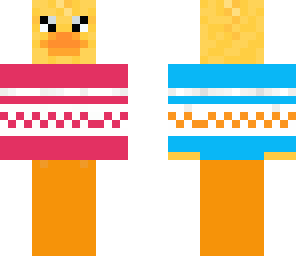 duck with sweater