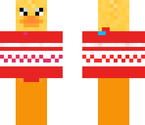 duck in sweater