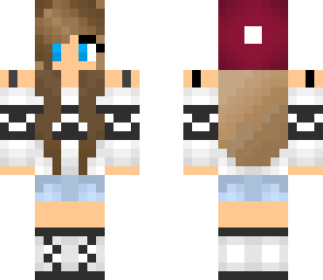 sweater girl brown hair