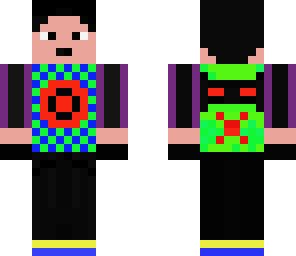 colourful biker