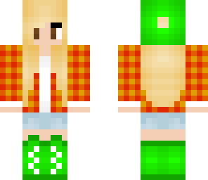 crimson plaid girl