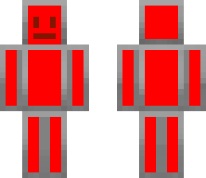 red robot skin