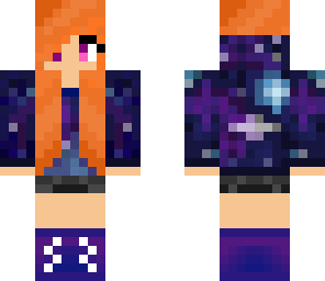 galixy girl with fixed eyes