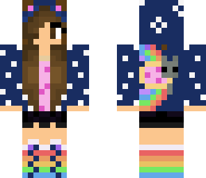 edited nyan cat girl 