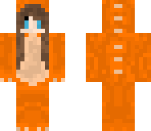 orange dino suit