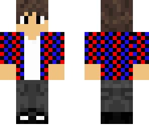 blue and red kid