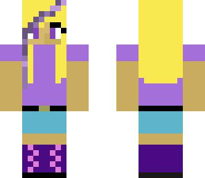 purple dj girl