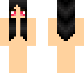 black hair skin