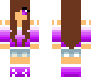 cute purple girl