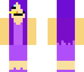 purple gamer girl