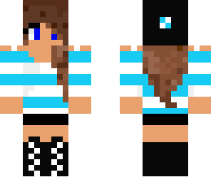 rachel in blue and white 2