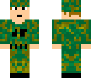 soldier with guns and grenades
