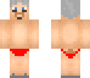 old guy swimming