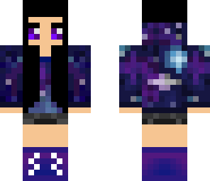 galaxy girl with black hair