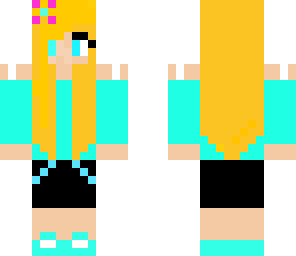 blue girl