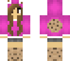 pink cookie monster girl