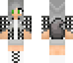 edited grey wolf girl