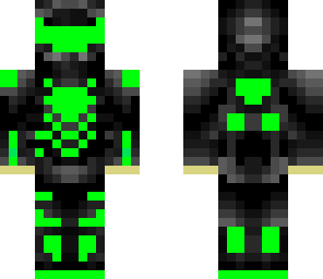 lime green robot