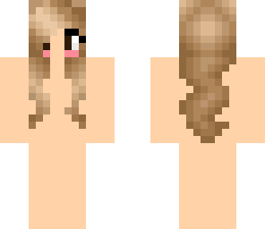 blonde girl skin base