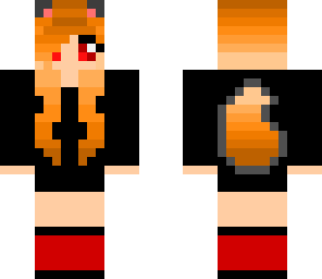orange wolf girl