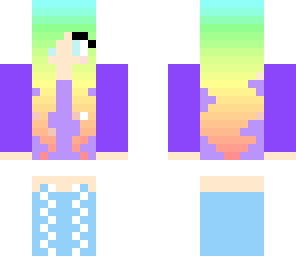 rainbow girl