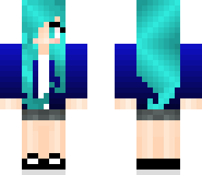 blue girl