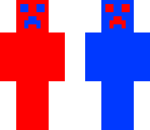 red blue