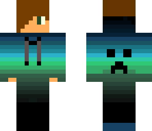 blue fade to green