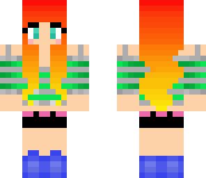 fiery haired girl