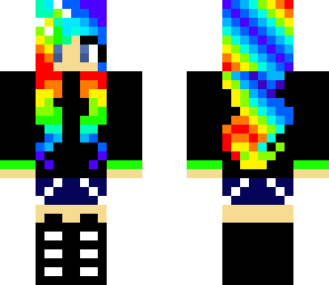 edit rain bow gurl