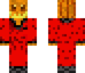 red pumpkin suit