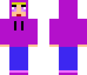 purple gangster girl