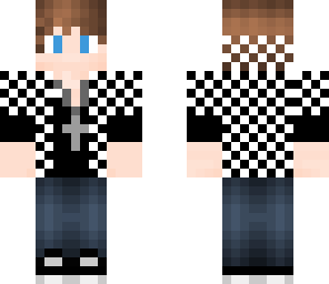 my skin in black white hoodie fixed