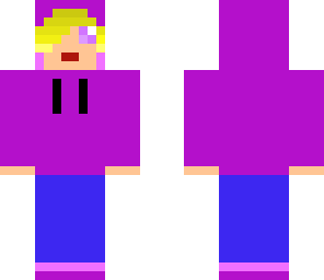 purple gangster girl edit