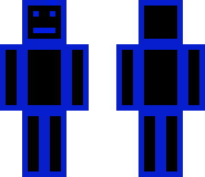 blue into white