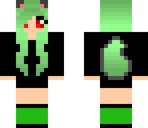 green wolf girl