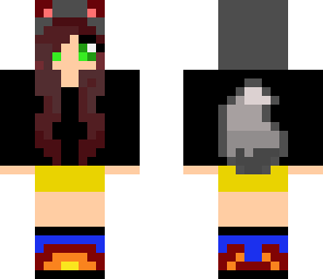 brunette wolf girl
