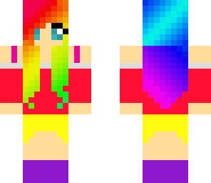 colorful girl