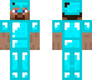 steve in diamond armour