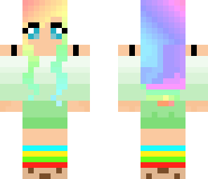 rainbow hair