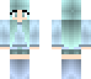 blue girl