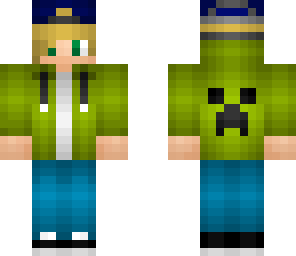 my new skin-epic creeper youtuber