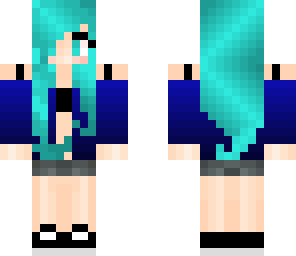 blue girl