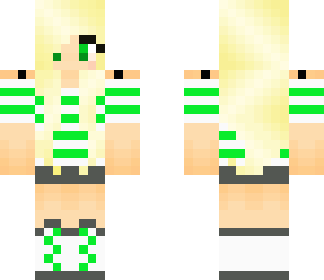 lime green girl
