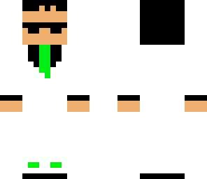 green and white suit
