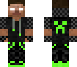 herobrine creeper hoodie