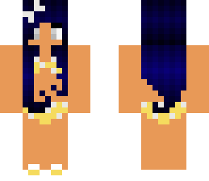 yellow and white dots bikini girl xd